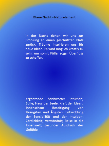 blaue Nacht Text